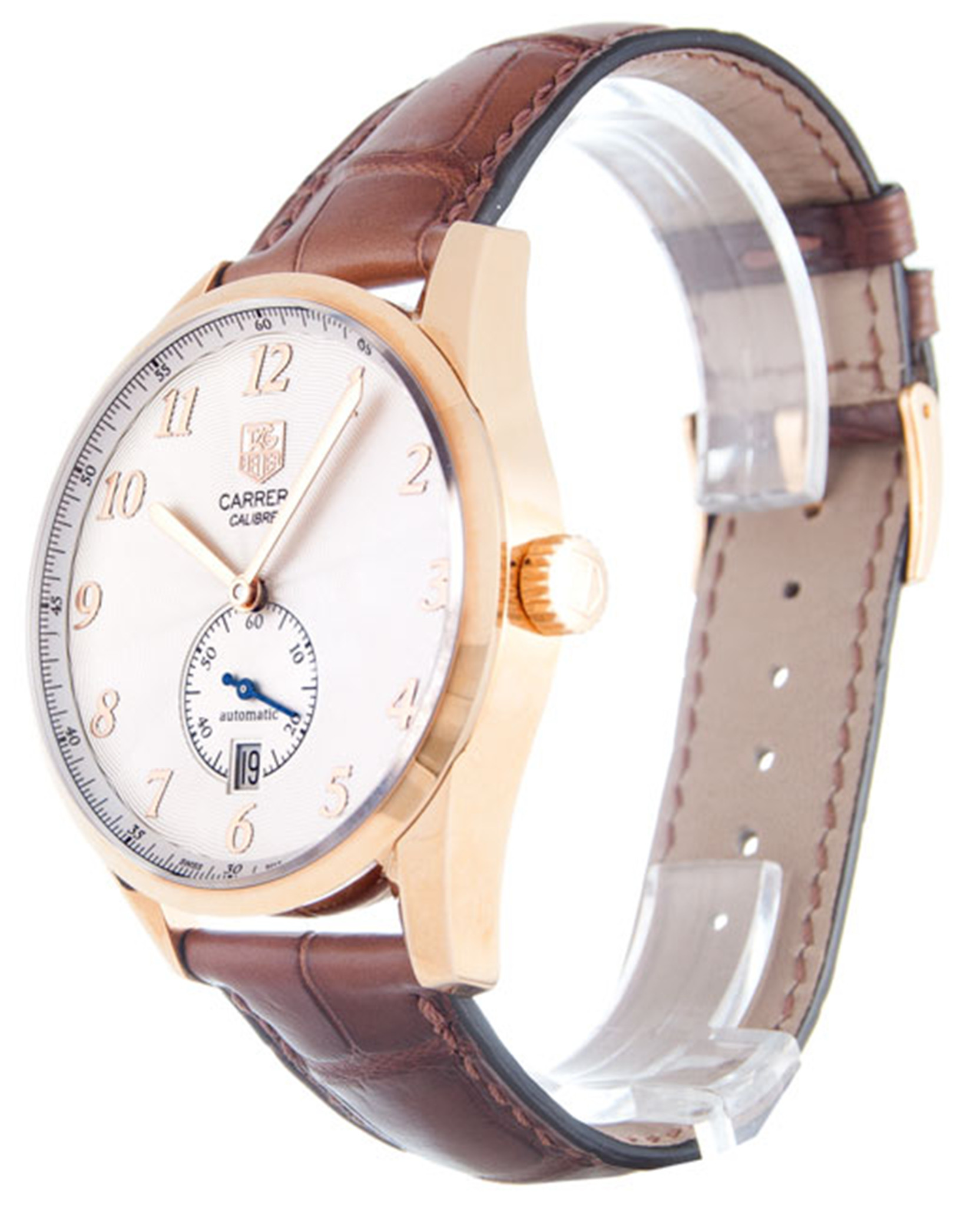 Carrera WAS2140.FC8176 Rose Gold Case Number Markers 39MM