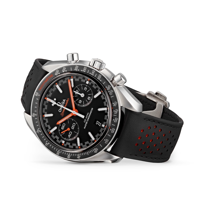 Speedmaster Racing Mens 44.25mm Automatic Co-Axial Watch
