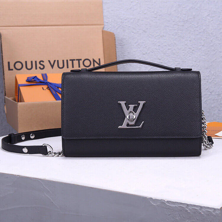Louis Vuitton Lockme Clutch Purse