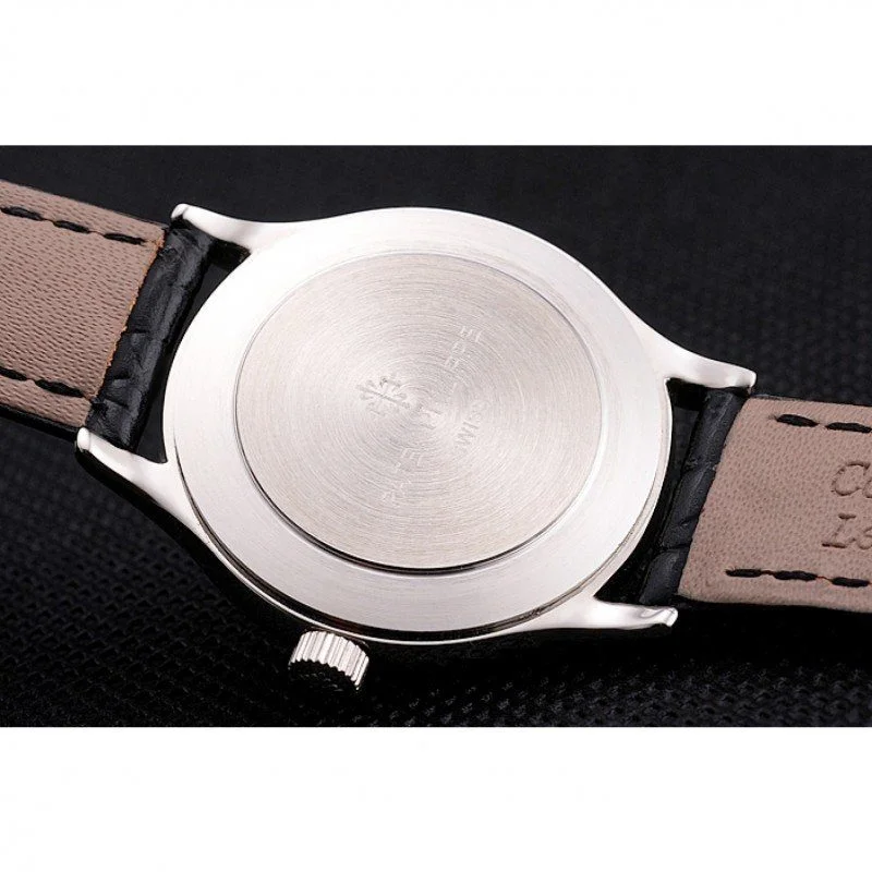 Calatrava Roman Dial White 28 mm, Stainless Steel