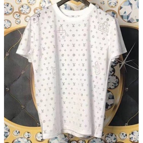 Louis Vuitton Perforated Monogram Logo T-shirt White