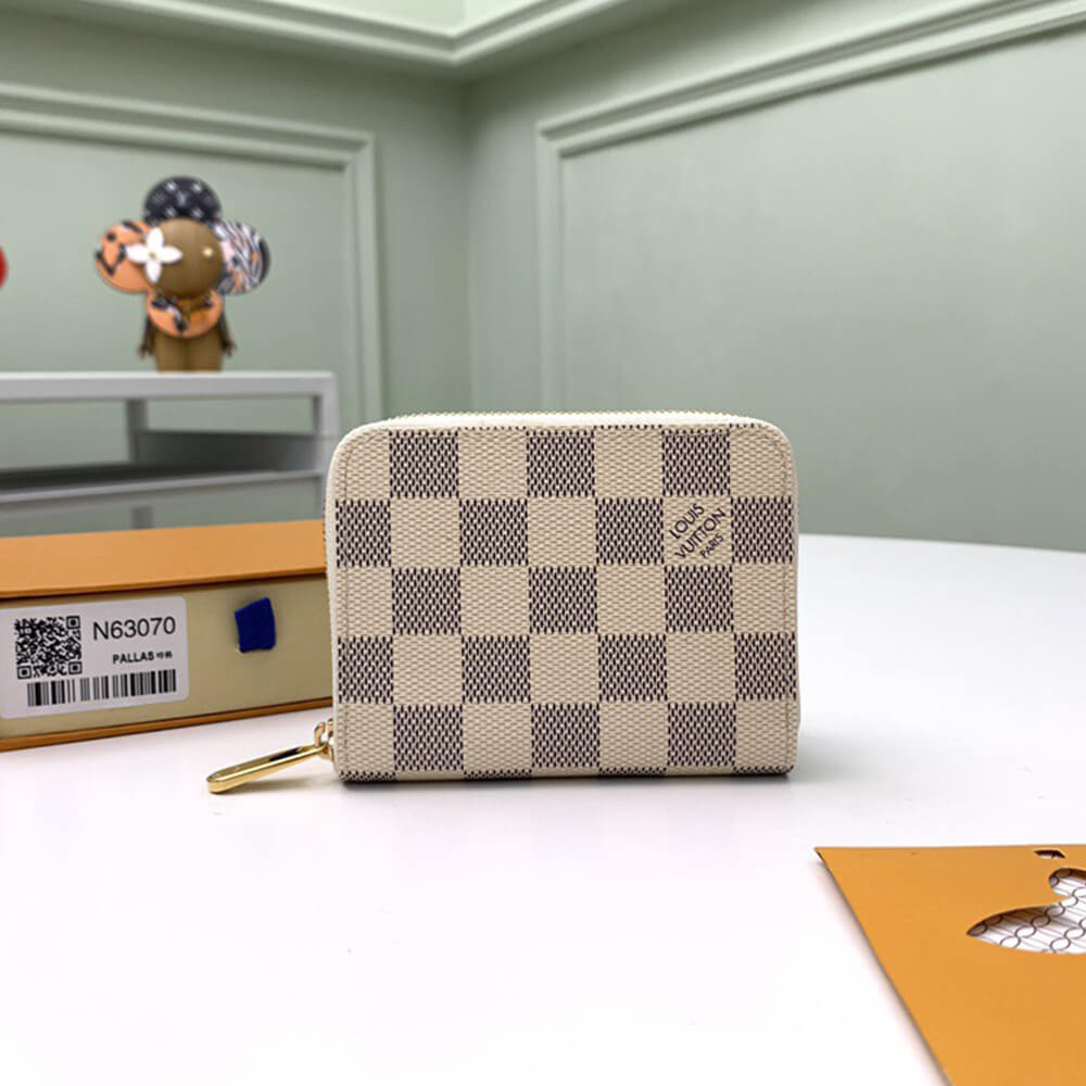 Louis Vuitton DAMIER AZUR ZIPPY COIN PURSE