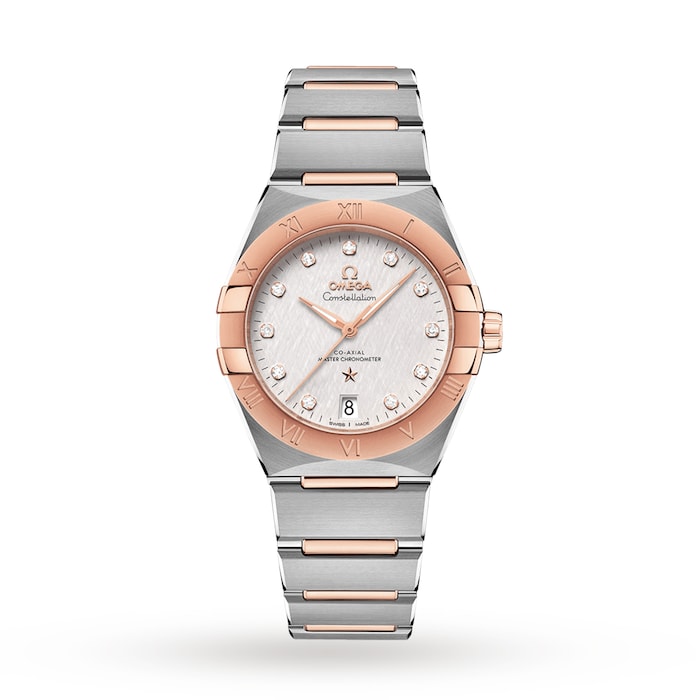 Constellation Co-Axial 36mm Mens Watch White