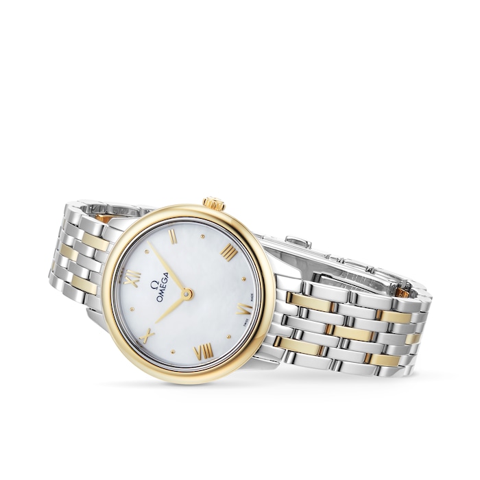 De Ville Prestige Quartz 27.5mm Ladies Watch White