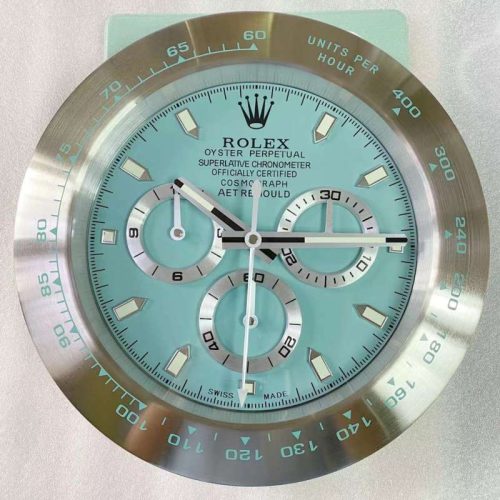 daytona cosmograph wall clock platinum dial