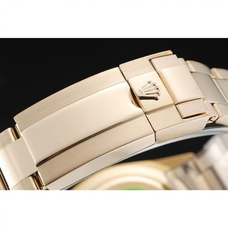 Cosmograph Daytona Brown Dial Diamond Numerals Gold Case And Bracelet 1454245