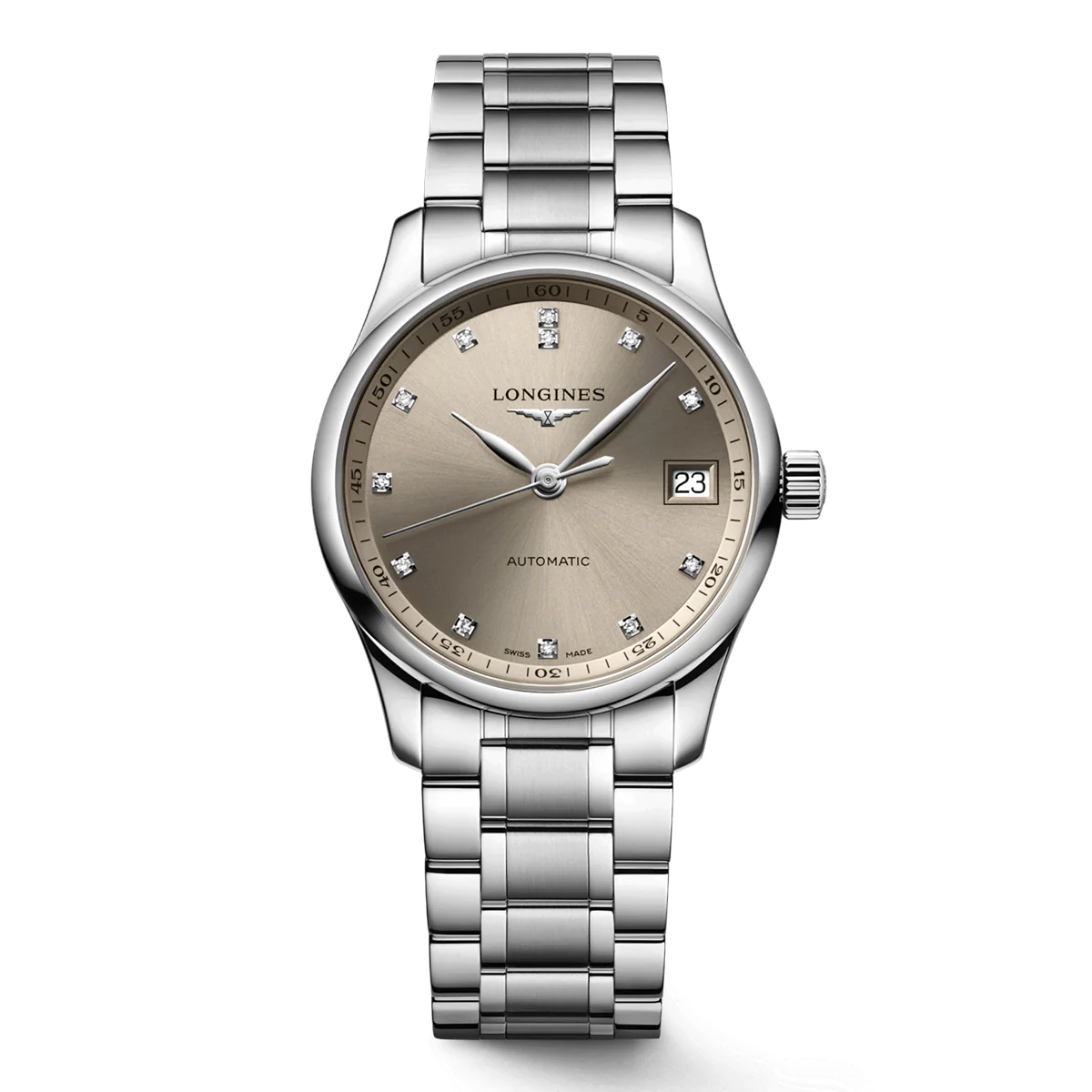 Masters Collection 34MM Automatic Beige Colored Dial Watch L23574076