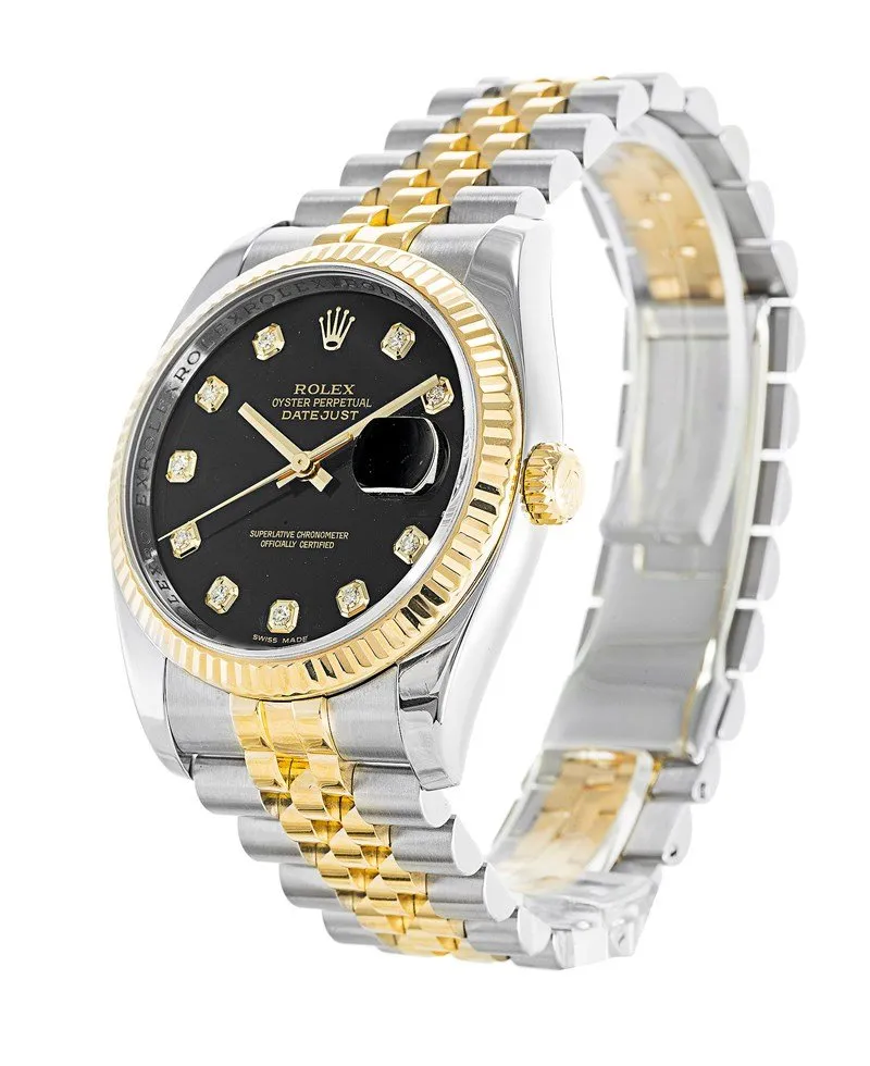 Datejust Two Tone Black