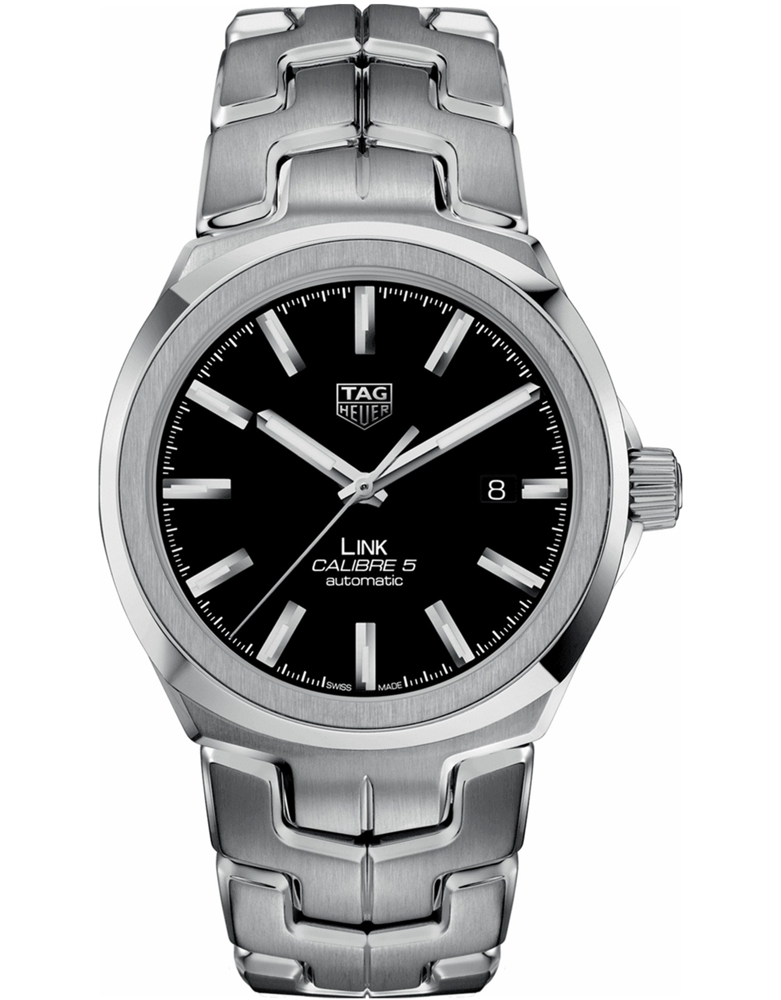 Link Opalin Black Dial Men's Watch WBC2110.BA0603 41MM