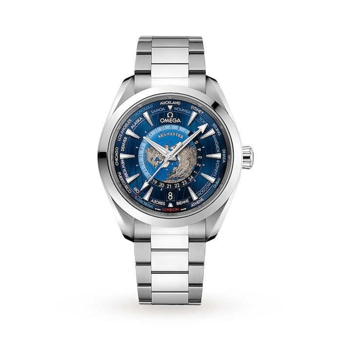 Seamaster Aqua Terra 150m Co-Axial GMT Worldtimer 43mm Mens Watch