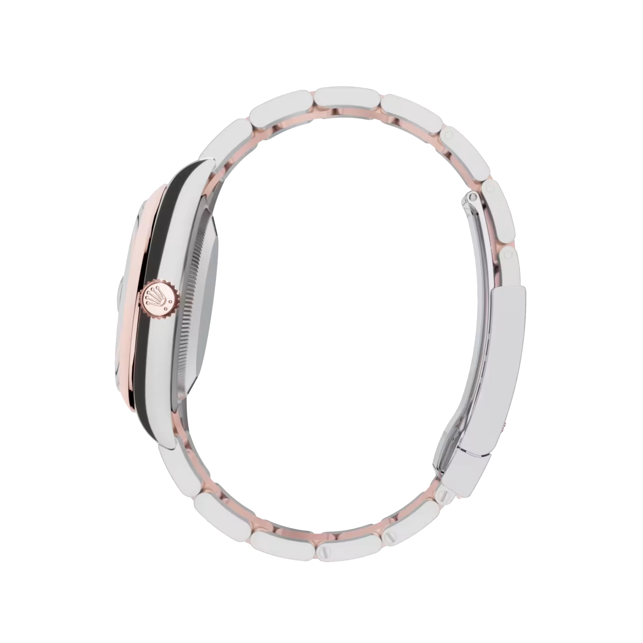 Datejust: Oystersteel and Everose gold, slate dial, Oyster bracelet, m126201-0014