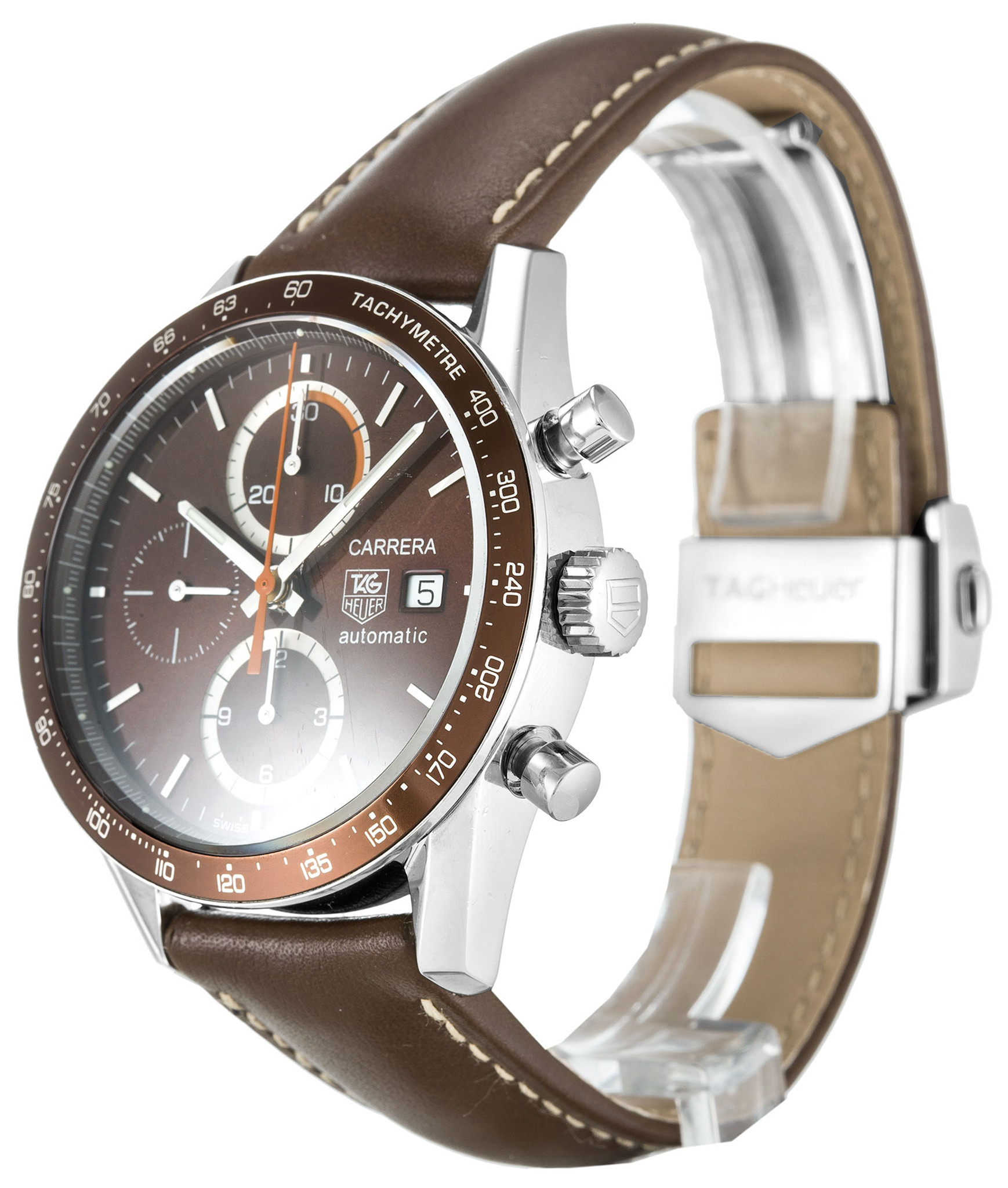 Carrera CV2013.FC6234 Black Dial Stick Markers 41MM