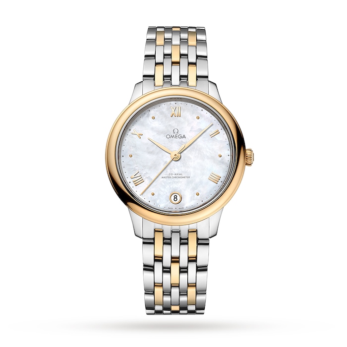 De Ville Prestige Co-Axial Master Chronometer 34mm Ladies Watch White