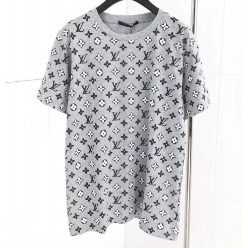 Louis Vuitton All Over Monogram Logo T-Shirt Gray