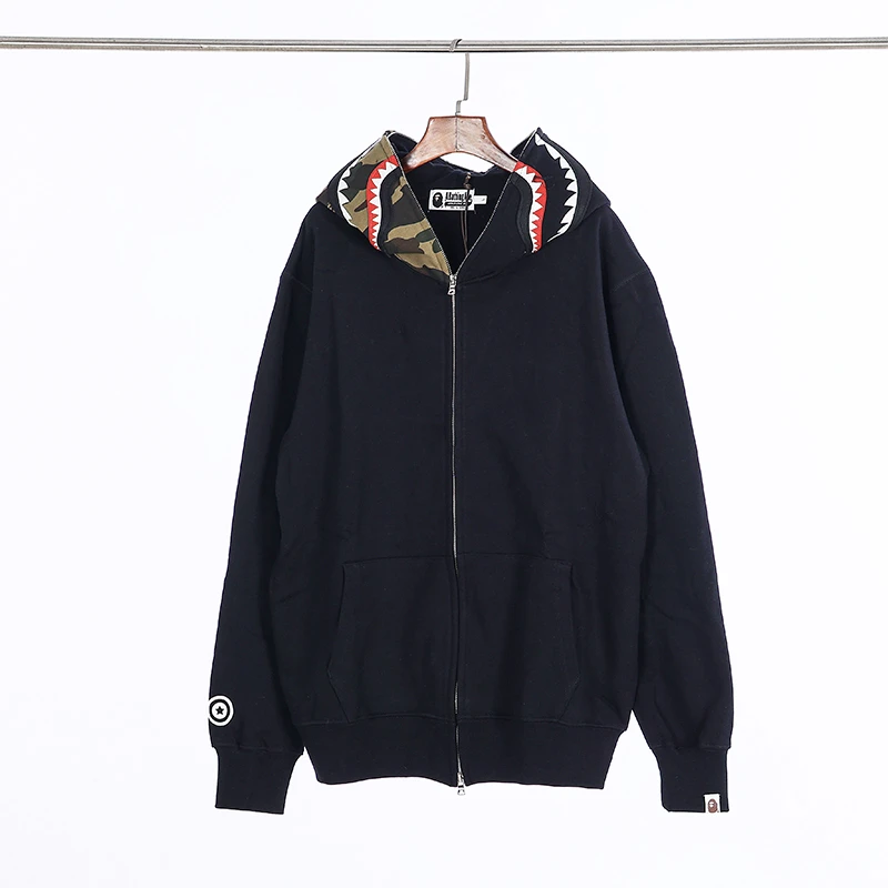 Bape Black Green Camouflage Hoodie  Reps
