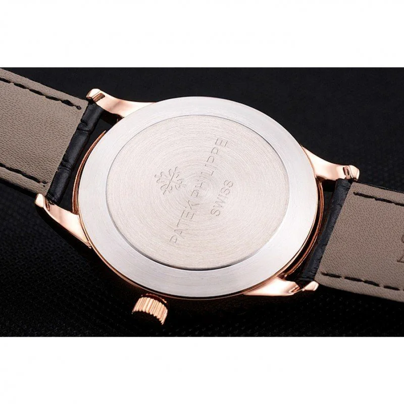 Calatrava Dial Silver 40 mm, Rose Gold