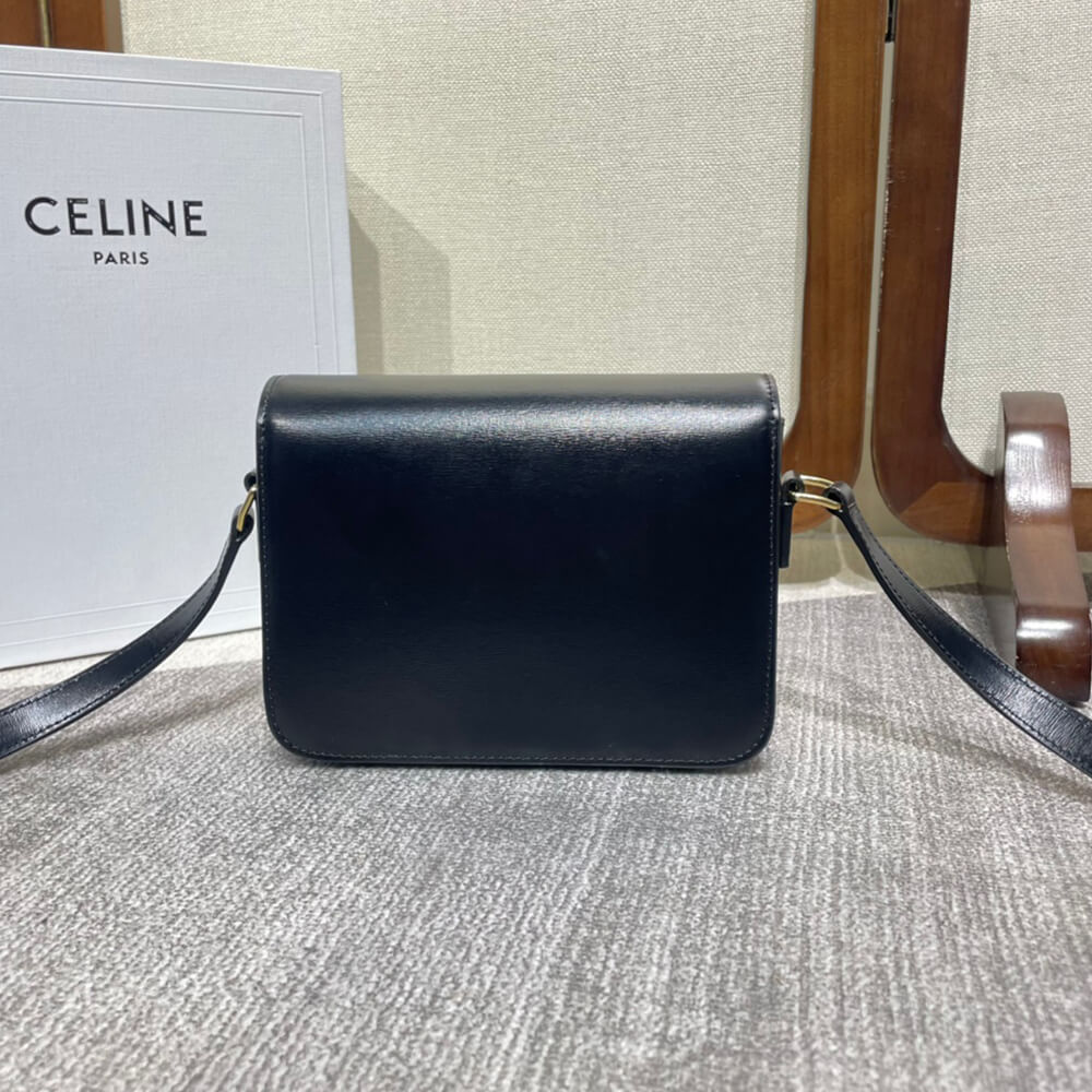 Celine CLASSIQUE TRIOMPHE BAG IN SHINY CALFSKIN