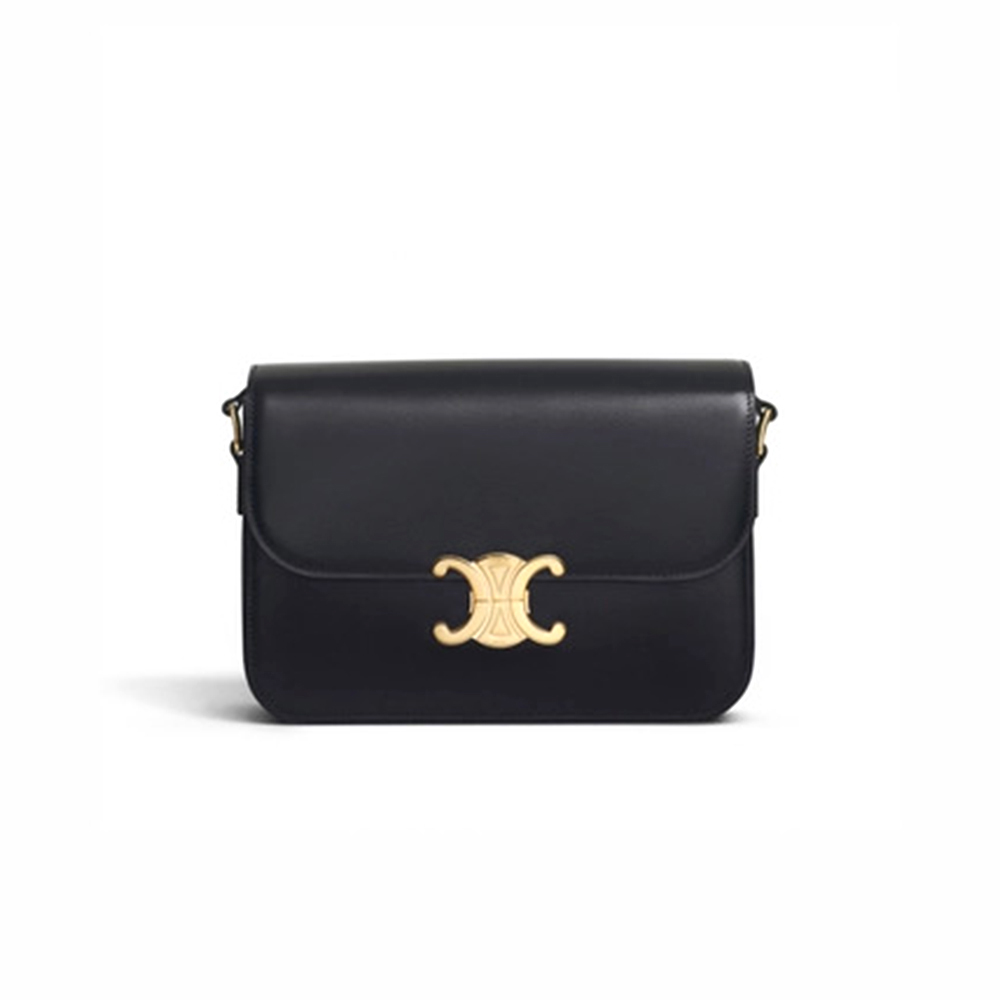 Celine CLASSIQUE TRIOMPHE BAG IN SHINY CALFSKIN