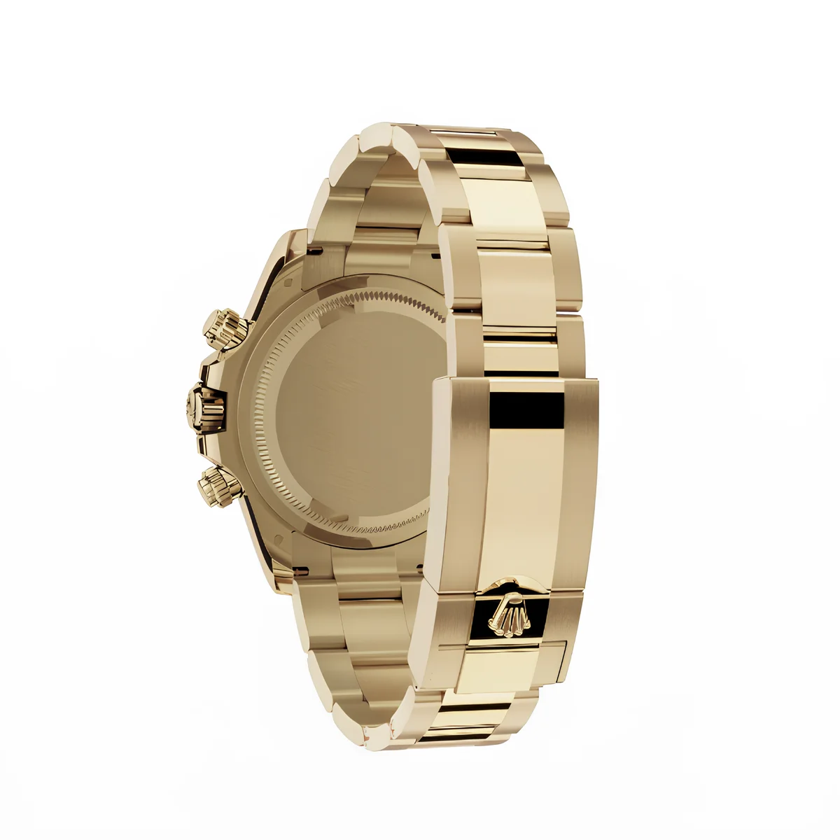 Daytona Cosmograph: Oyster, Yellow gold, golden and bright black dial, Oyster bracelet, m126508-0006