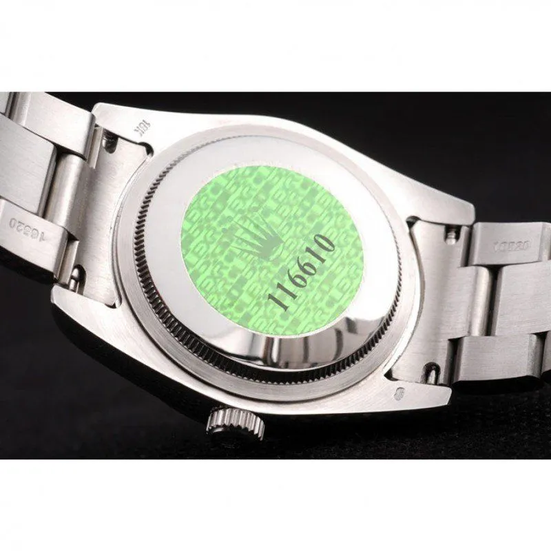 Explorer Polished Stainless Steel Black Dial 98087