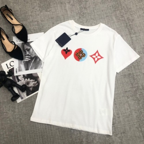 Louis Vuitton Monogram printed cotton T-shirt white
