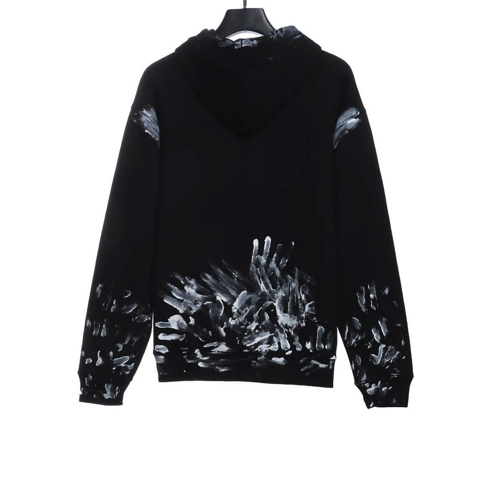 Graffiti splatter hoodie