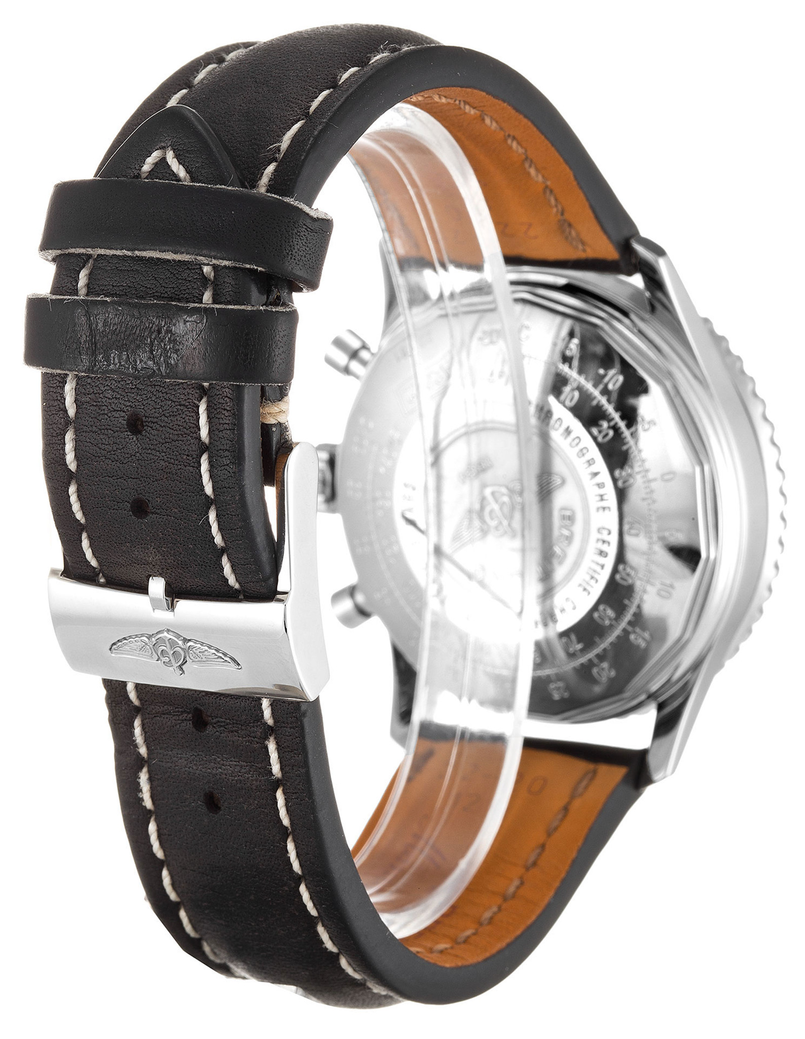 Navitimer Black Dial Stick Markers A23322