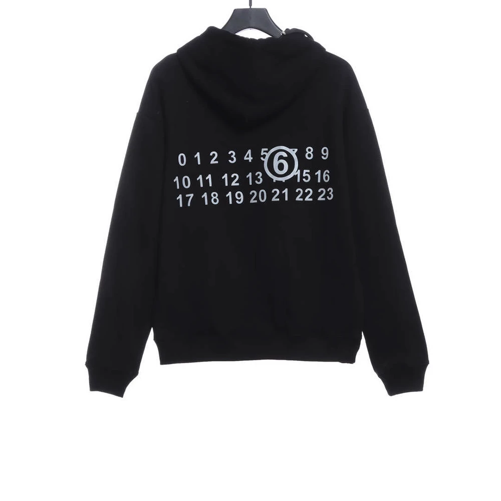 Co-branded Overlapping Letters Reflective Hoodie