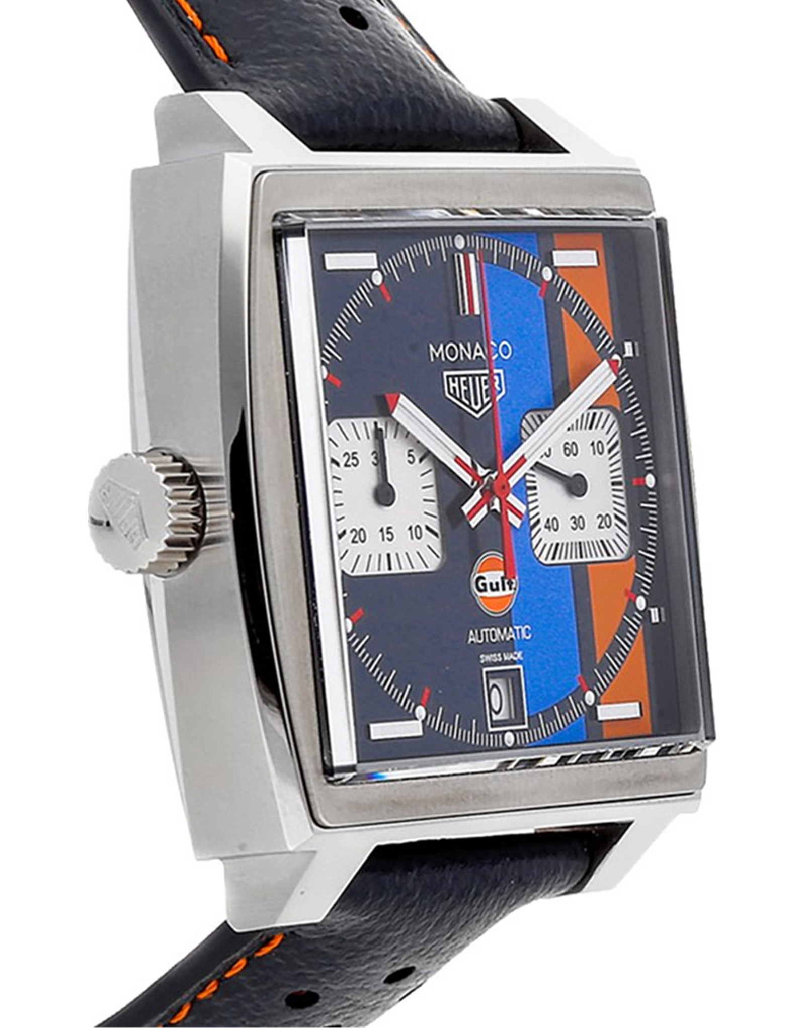 Monaco Blue Dial Men's Watch CAW211R.FC6401 39MM Quartz
