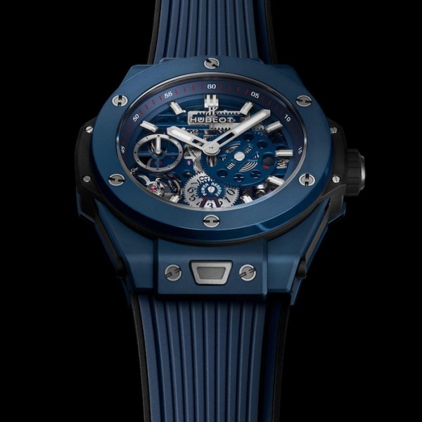 Big Bang Men Automatic Blue Rubber Watch 414.EX.5123.RX