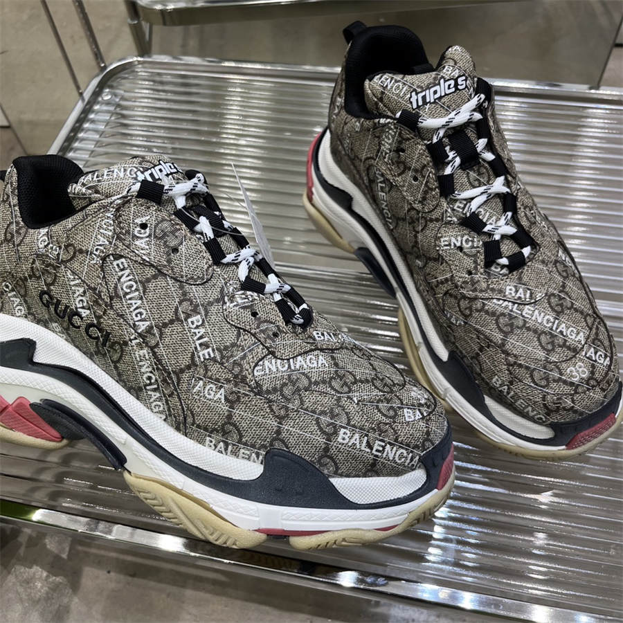 Balenciaga x Gucci triple sneakers