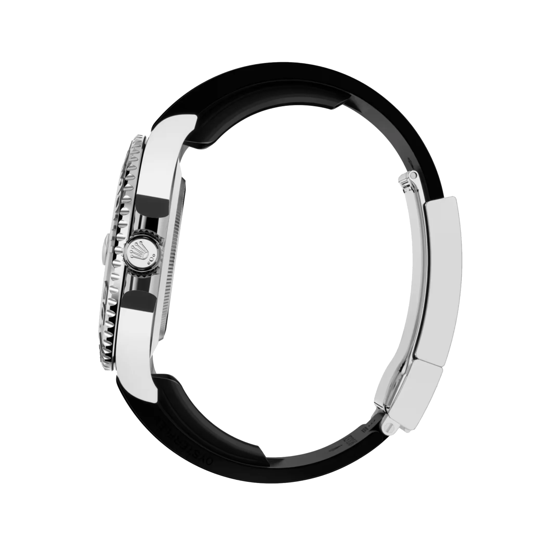 Yacht-Master: white gold, black dial, Oysterflex bracelet, m226659-0002