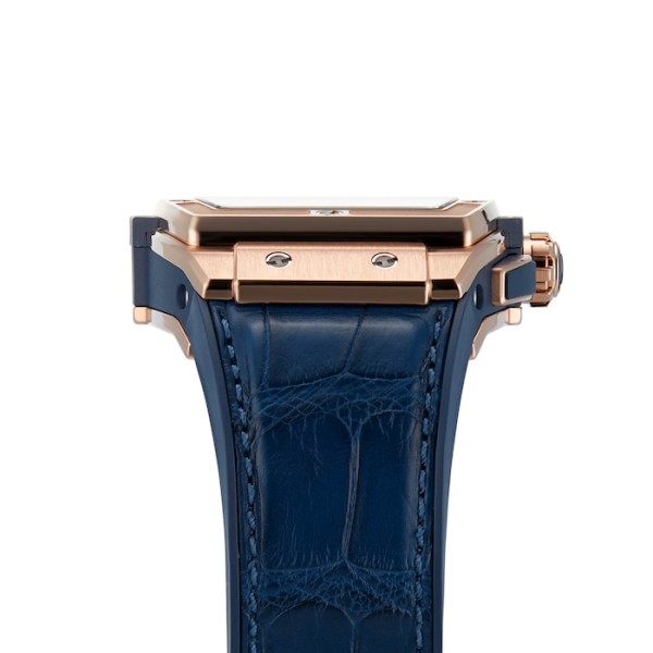 Spirit Of Big Bang Men Automatic Blue Alligator Watch 641.OX.7180.LR