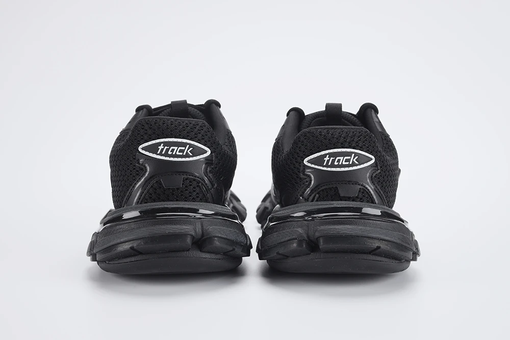 BALENCIAGA TRIPLE-S BLACK (WHITE LOGO)