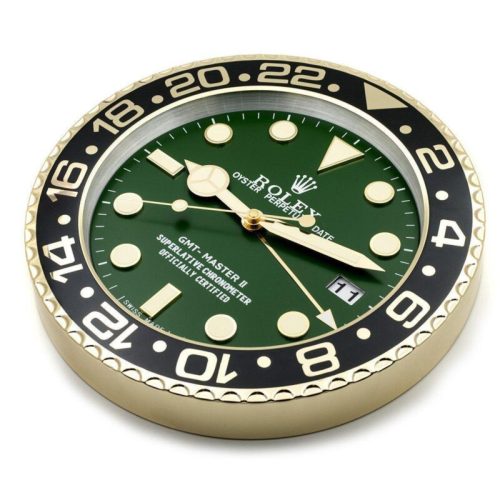 gmt master seriesgold green vintage wall clocks