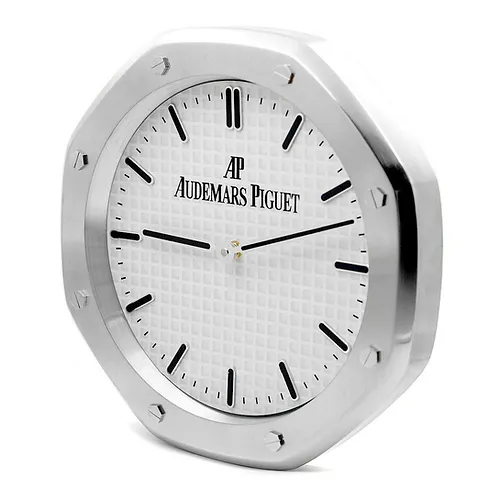 Ap Royal Oak Oak white wall clock
