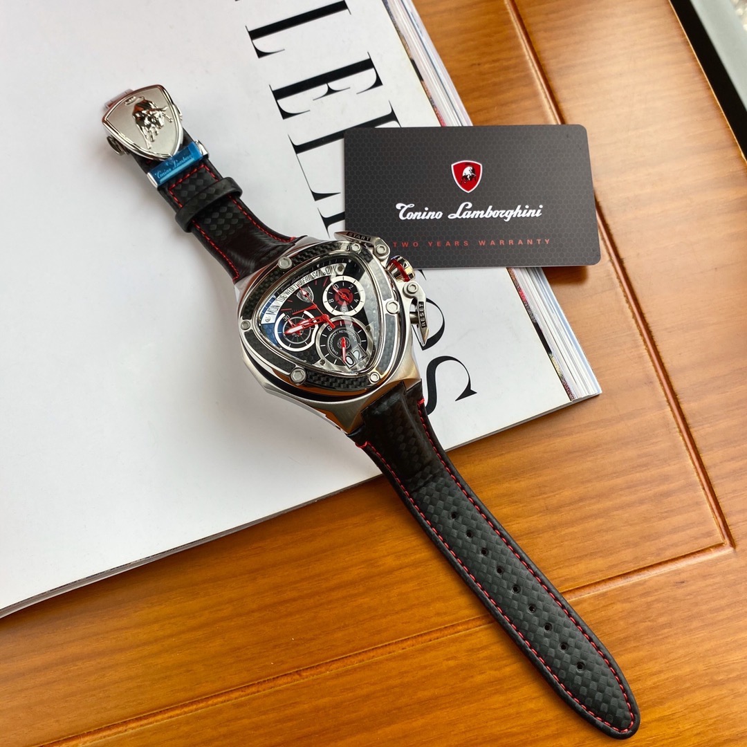 Tonino Lamborghini New Spyder Chronograph Black / Red / White