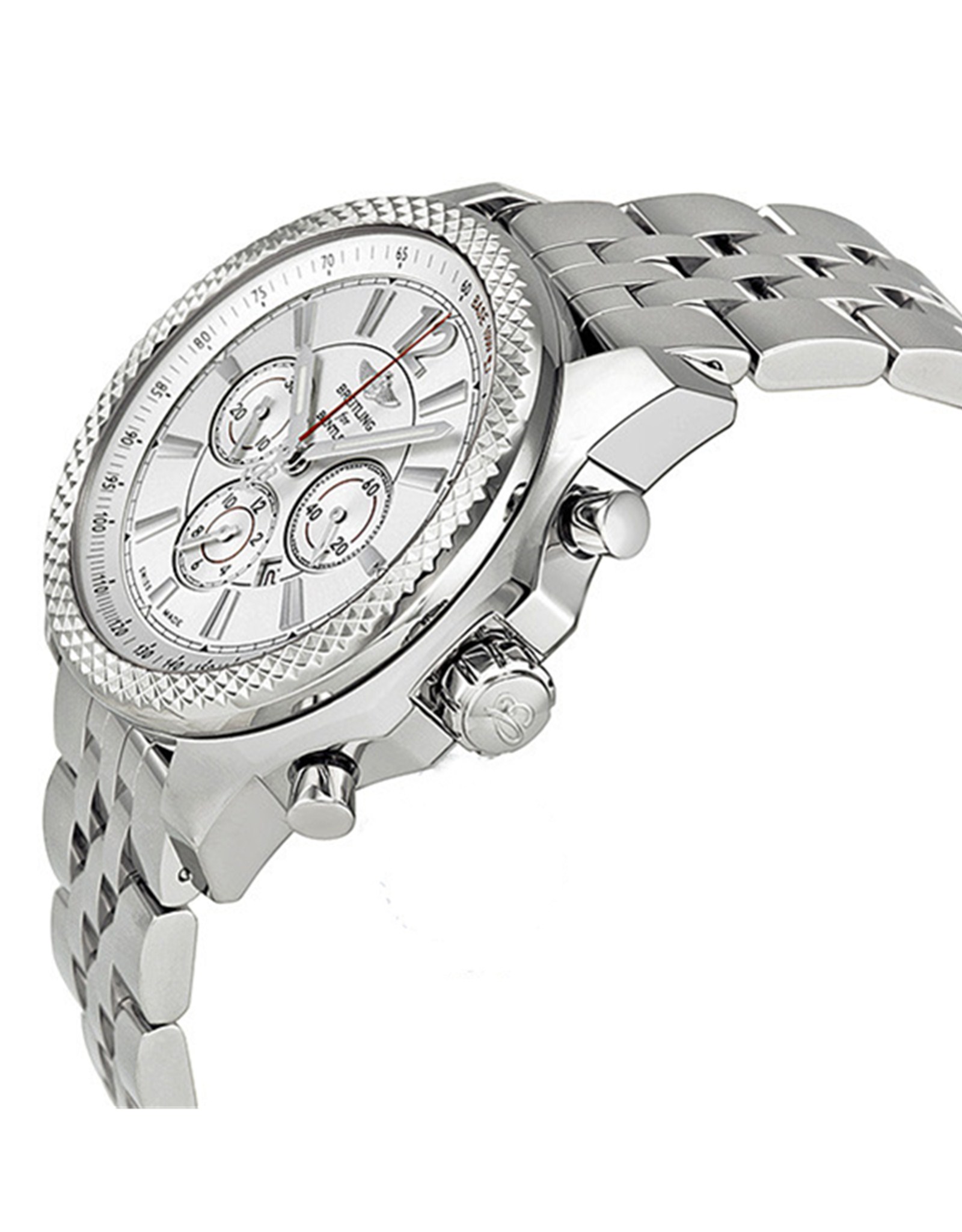 Bentley Silver  Dial Stainless Steel Case A4139021 G754