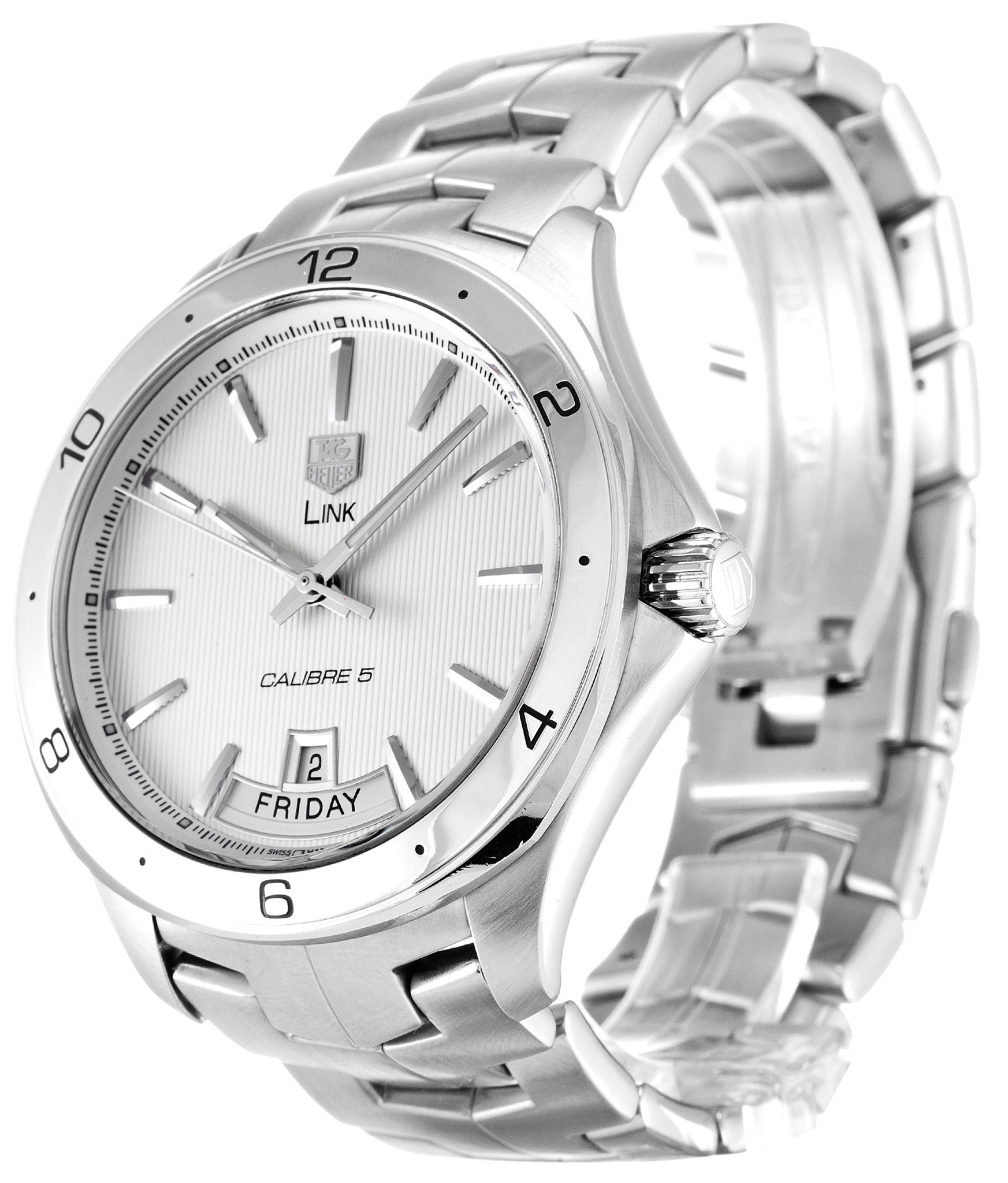 Silver Dial Stainless Steel Strap WAT2011.BA0951 42 MM
