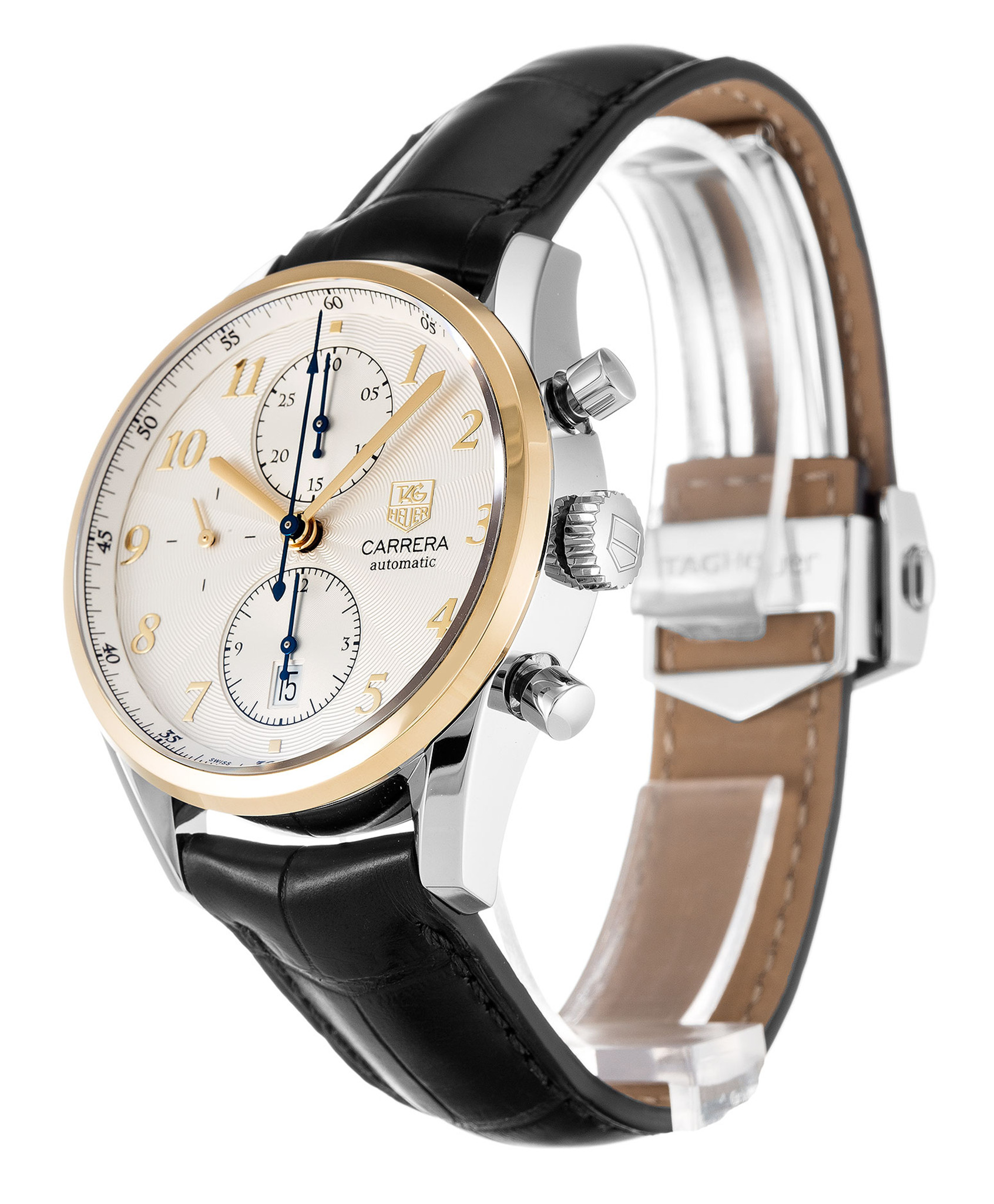 Carrera CAS2150.FC6291 White Dial Number Markers 41MM