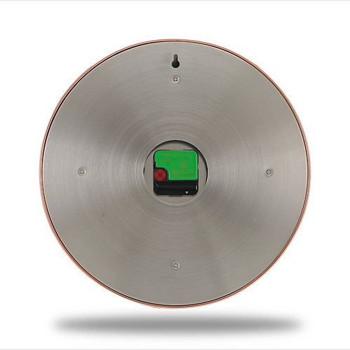 daytona seriesrose gold white wall clock