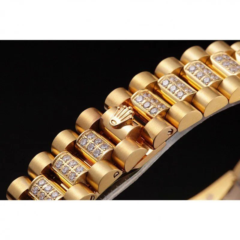 Swiss Day-Date Diamonds Yellow Gold-SRL184 621614