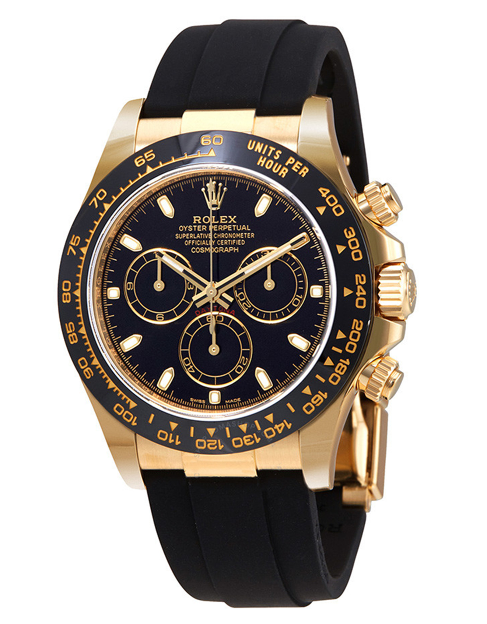 Daytona Automatic Black dial 18K Yellow Gold Men's Watch 116518LN 40MM