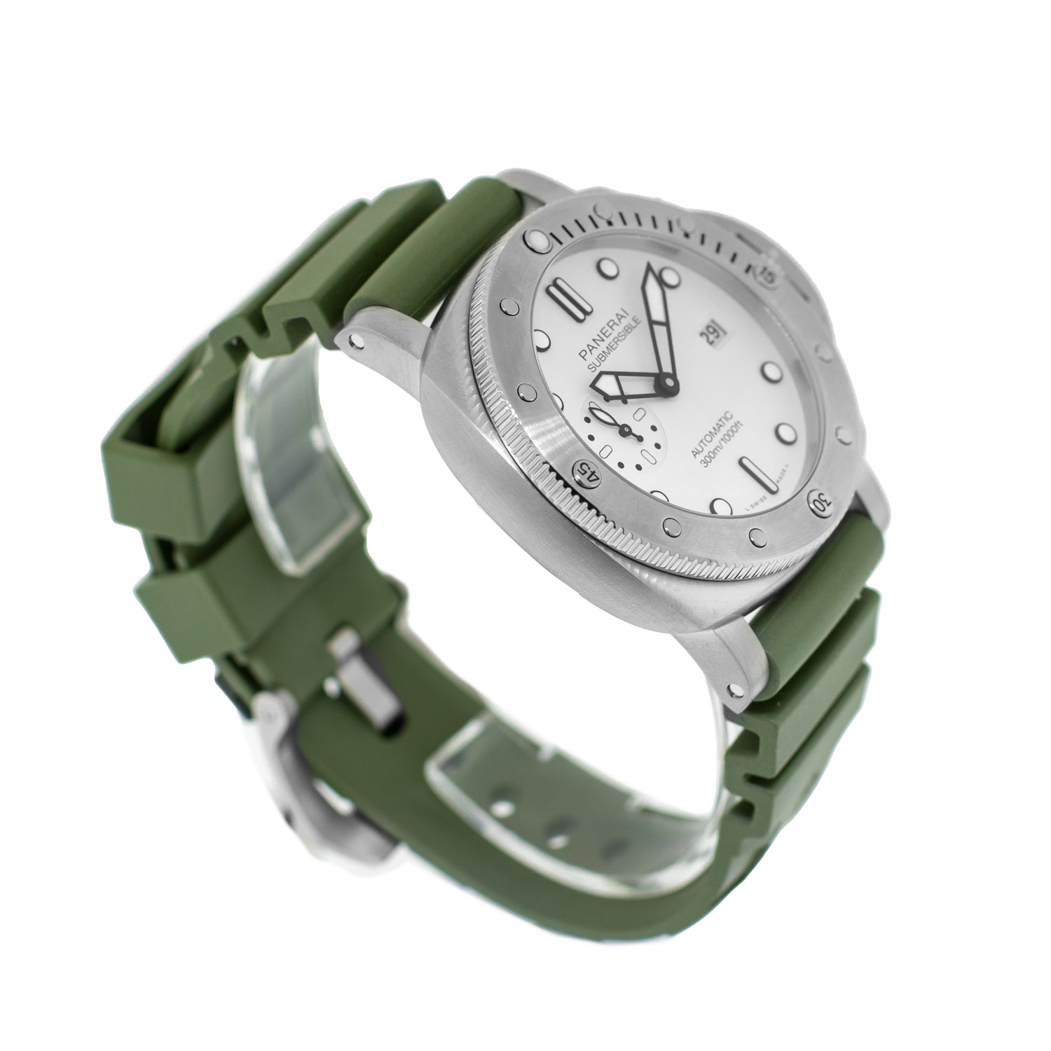 Submersible Quarantaquattro Bianco Steel White Index 44mm PAM01226