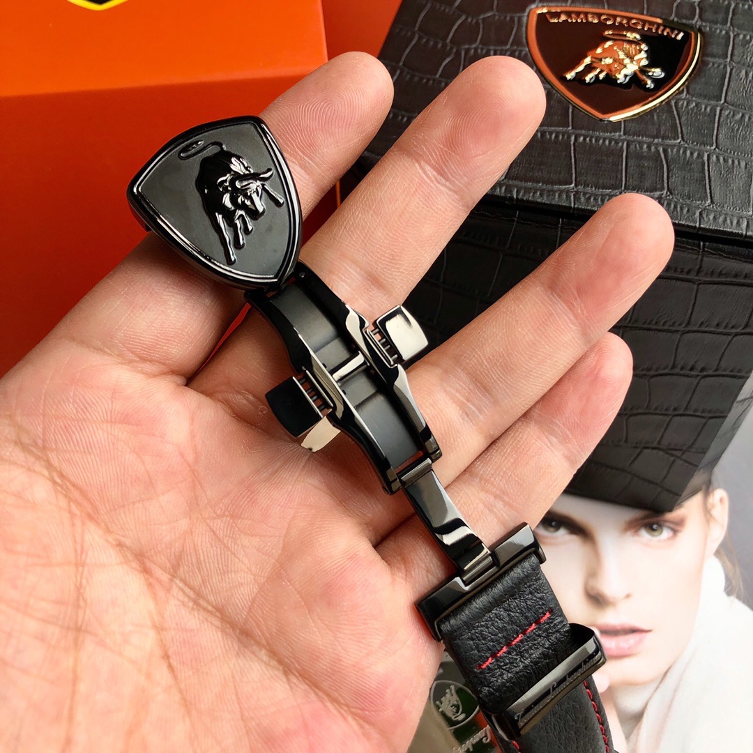 Tonino Lamborghini New Spyder Chronograph black / Red