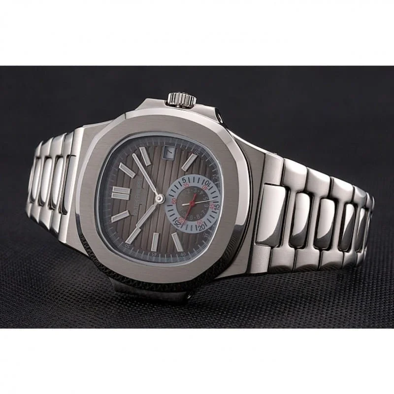Nautilus 5980/1A-015 Dial Silver 40 mm, Stainless Steel