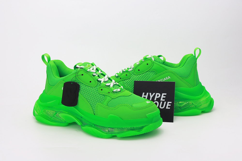 BALENCIAGA TRIPLE S CRYSTAL GREEN