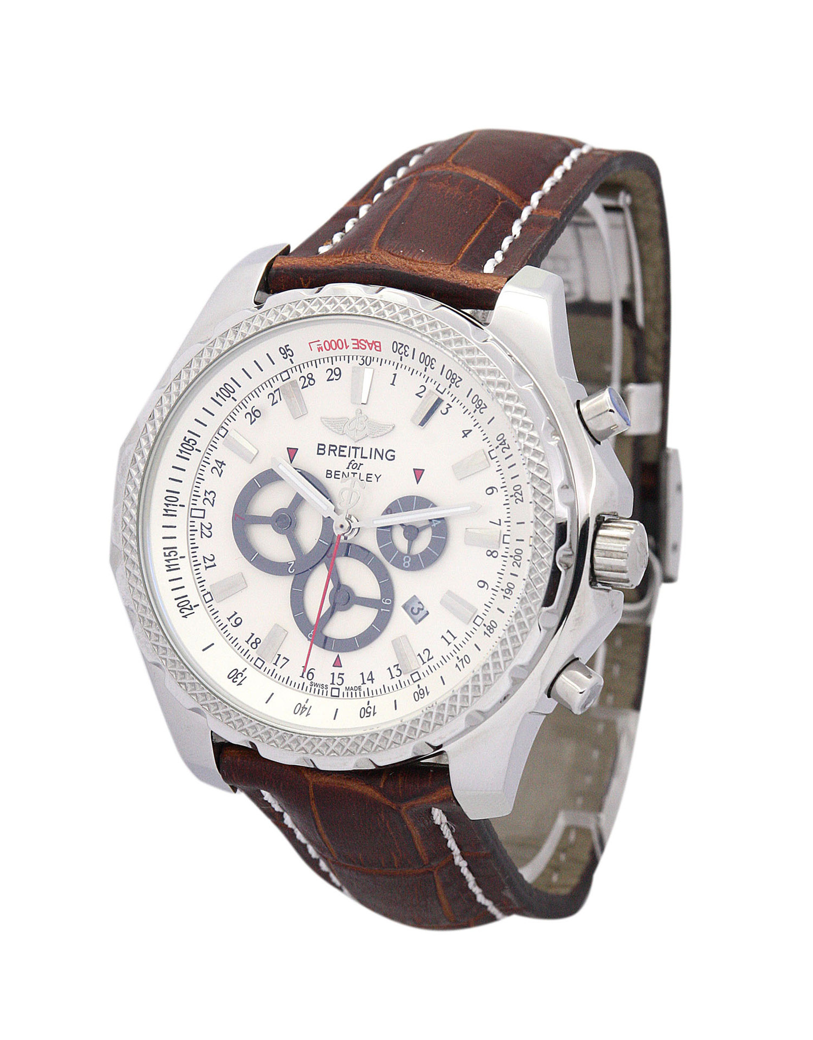 Bentley GT White Dial Number Markers A13362