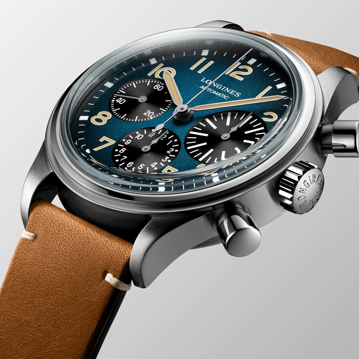 Avigation Bigeye 41MM Automatic Blue Petroleum Dial Watch L28161932