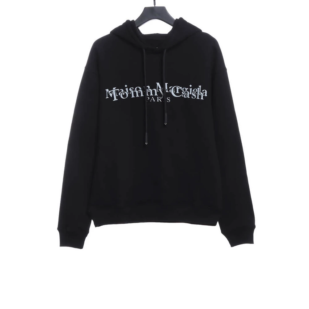 Co-branded Overlapping Letters Reflective Hoodie